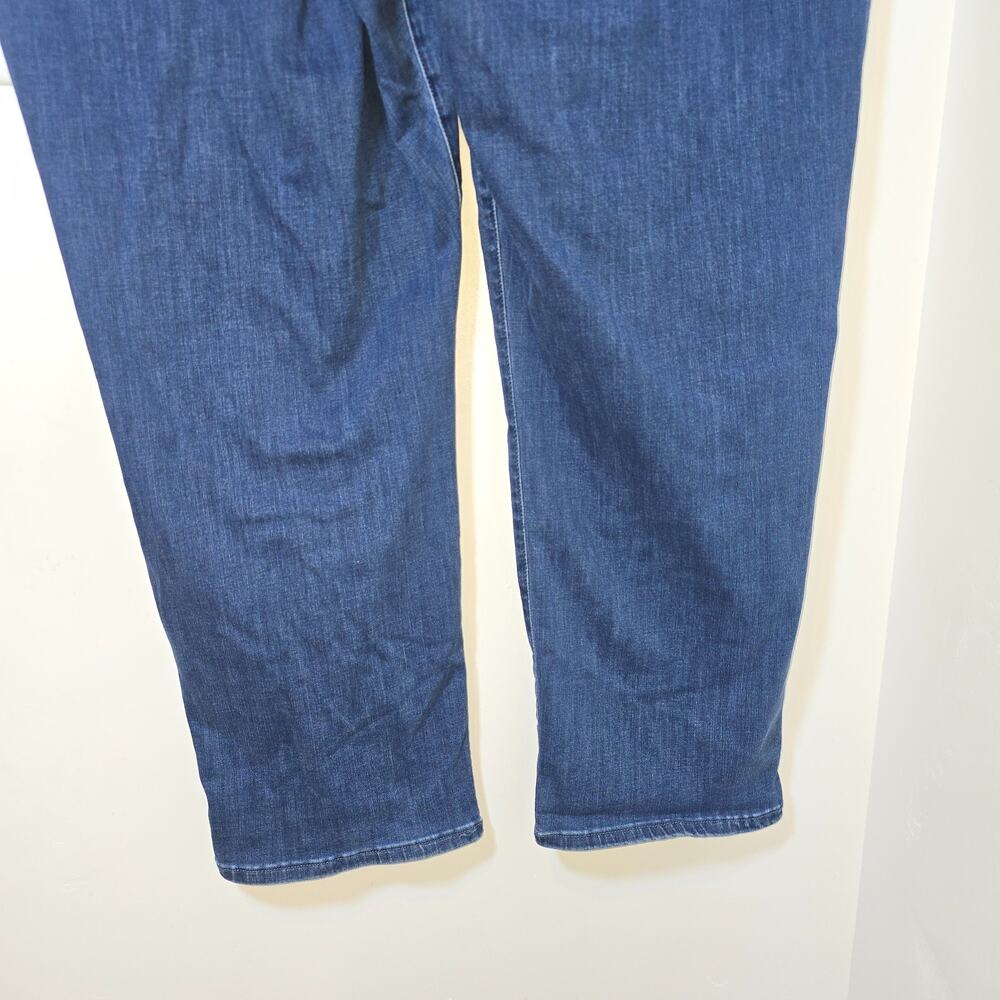 NYDJ Girlfriend Jeans Womens 24 W Blue Lift Tuck Stretch Denim Mid Rise - Picture 8 of 11